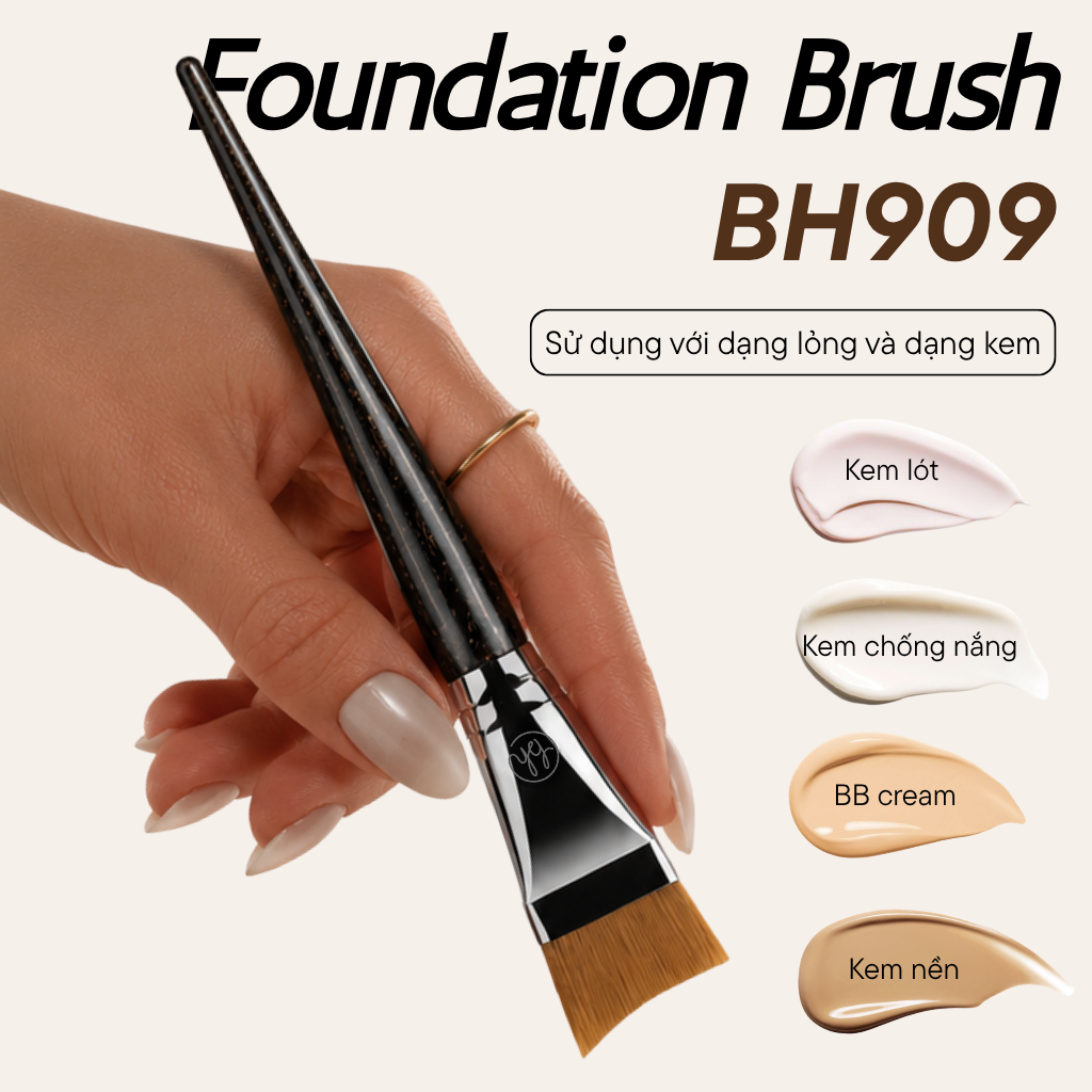 Cọ Tán Nền BH Cosmetics Foundation Brush BH909